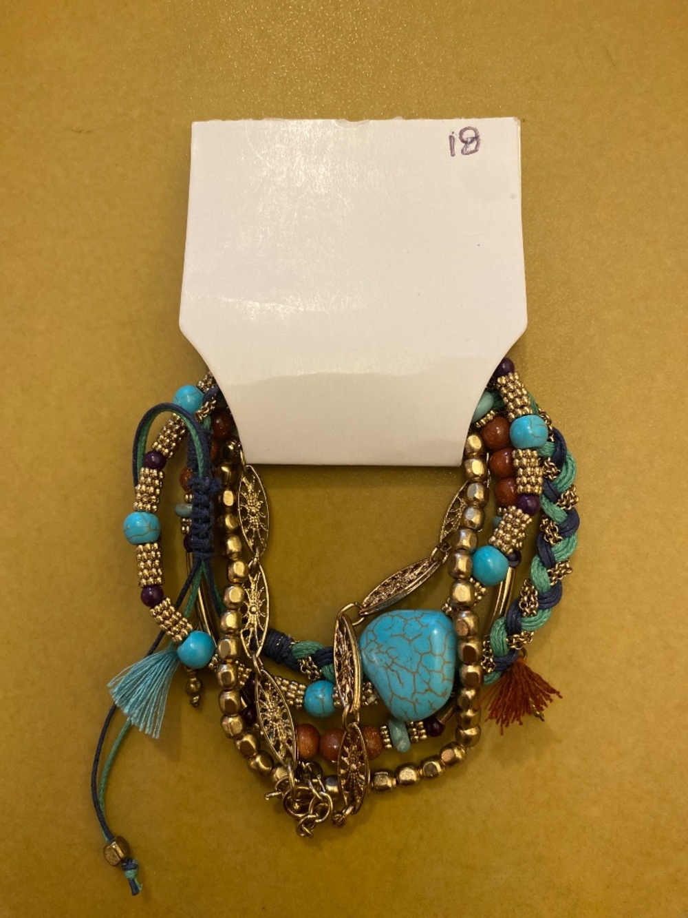 Francesca's Boho Multi-Strand Bracelet Stack - Picture 2 of 2
